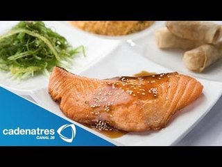 Receta de Tepanyaki de Salmón / Cómo preparar  Tepanyaki de Salmón