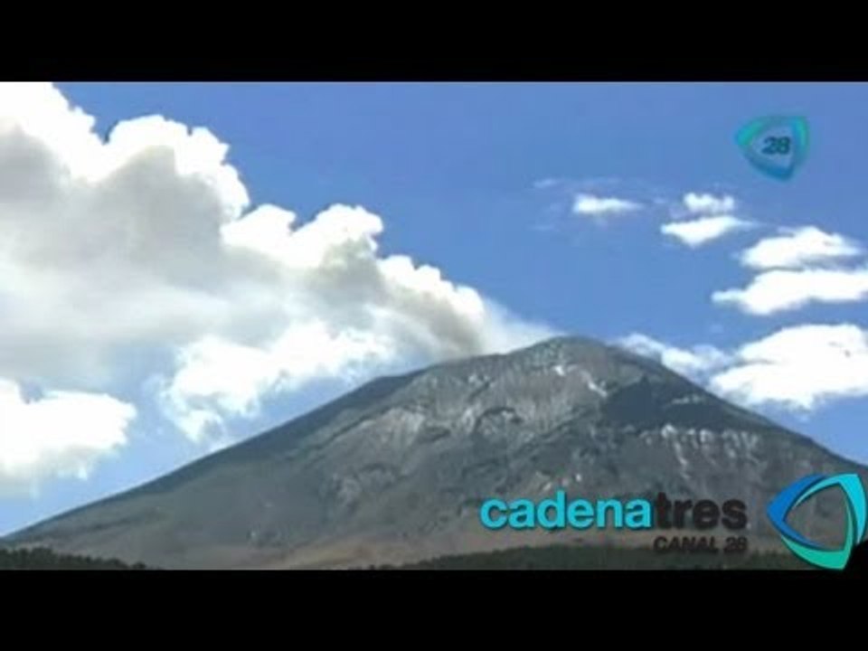 Popocatépetl registra varias exhalaciones; sigue semáforo en amarillo fase II