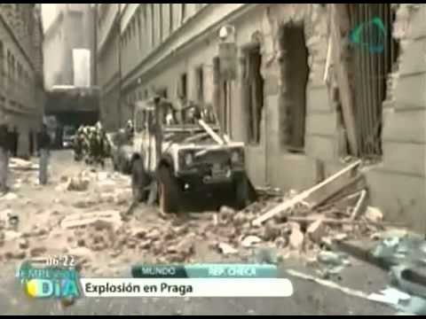 Impresionantes imagenes de explosión en Praga causa heridas a miles de persona / explosion in Praga