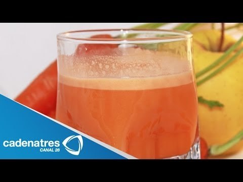 Receta para preparar jugo desintoxicante. Receta de jugos / Jugos fáciles y rápidos