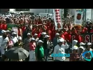 Realizan marchas en el Distrito Federal por el Día del Trabajo