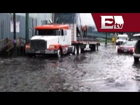Fuertes lluvias causan encharcamientos en la Ciudad de México / Excélsior informa