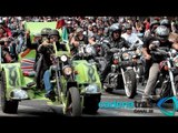 Miles de motociclistas desfilan por las calles del Distrito Federal