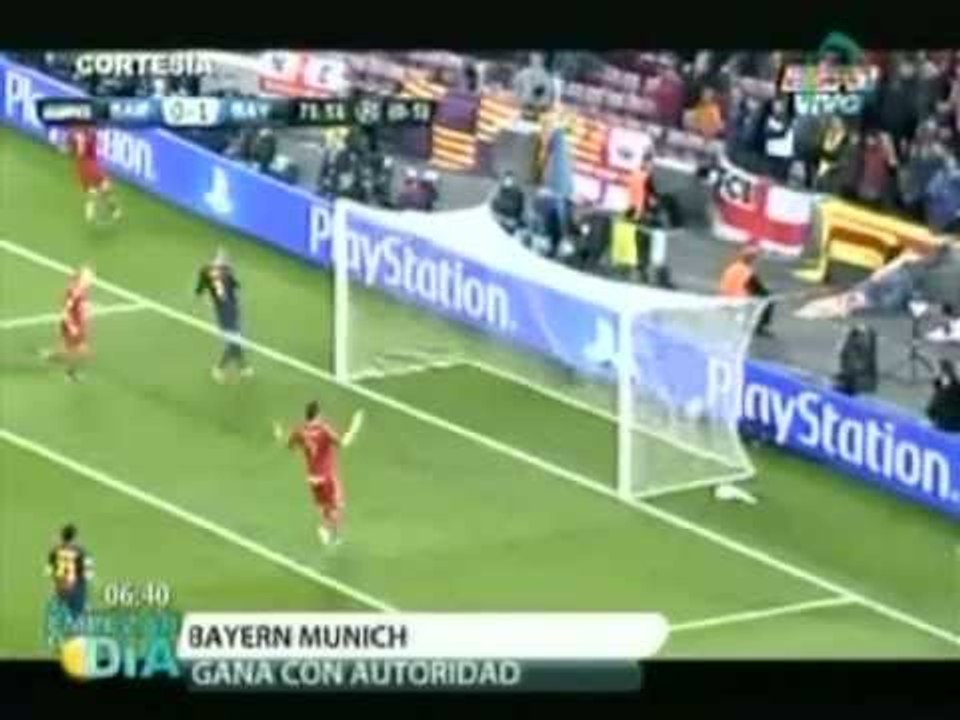 Los goles que le dan el triunfo al Bayern Munich // The goals that give the victory to Bayern Munich