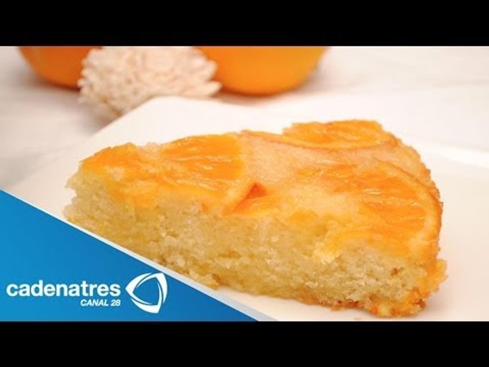 Receta para preparar pastel de naranja con ará...