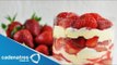 Receta para preparar tiramisu de fresas. Receta de tiramisu / Cocinando con Marconi