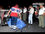 Motociclista borracho se impacta con camión estacionado