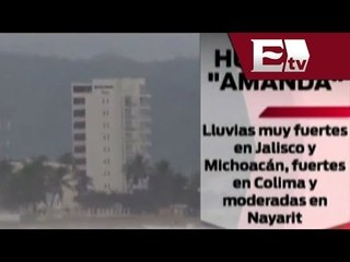 El huracán Amanda se mantiene en categoría 4 / Titulares Vianey Esquinca