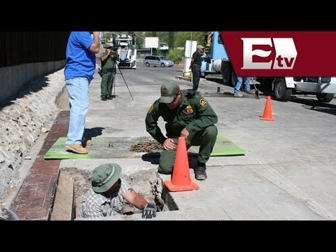 Patrulla Fronteriza cierra con cemento narcotúnel encontrado en Nogales, Arizona/ Global