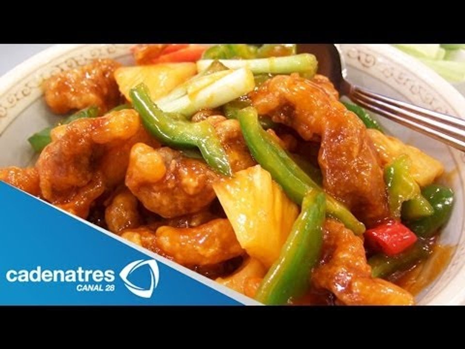 Receta para preparar carne de cerdo en agridulce. Carne agridulce / Comida china