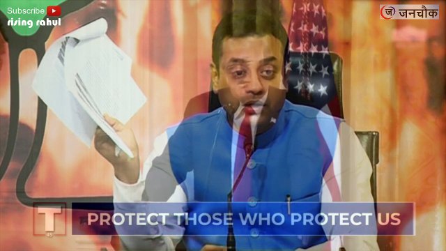 American Sambit Patra, Arnab Goswami, Sudhir Chowdhry and Ravish Kumar