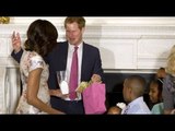 Michelle Obama recibe a príncipe Harry en la Casa Blanca