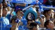 Aficionados del Cruz Azul listos para recibir al América en el estadio azul