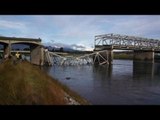 Puente se derrumba en EU mientras soportaba tráfico fluido