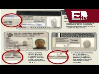 Nuevo modelo de credencial para votar / Excélsior en la media.