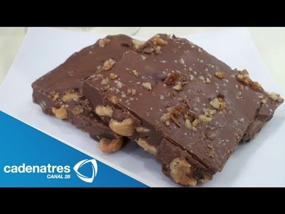 Receta para preparar barras de chocolate con caramelo. Receta de barras de chocolate