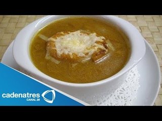 Receta para preparar sopa de cebolla. Cocinando con Jari / Receta de sopa