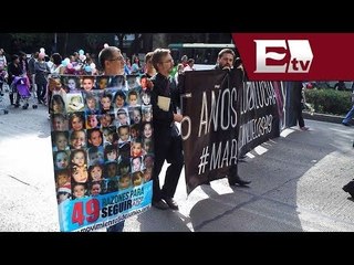 Marchan por Paseo de la Reforma para conmemorar incendio en la guardería ABC / Vianey Esquinca