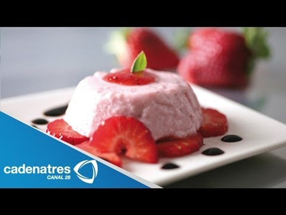 Receta de Puding de Chia con fresas / Puding de Chia con fresas