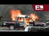 Habitantes de Michoacán queman unidades, entre ellas una patrulla  / Todo México