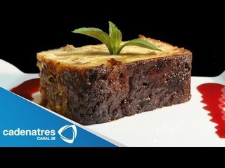 Receta de Pudding de Croissant para enamorados / postres para el 14 de febrero