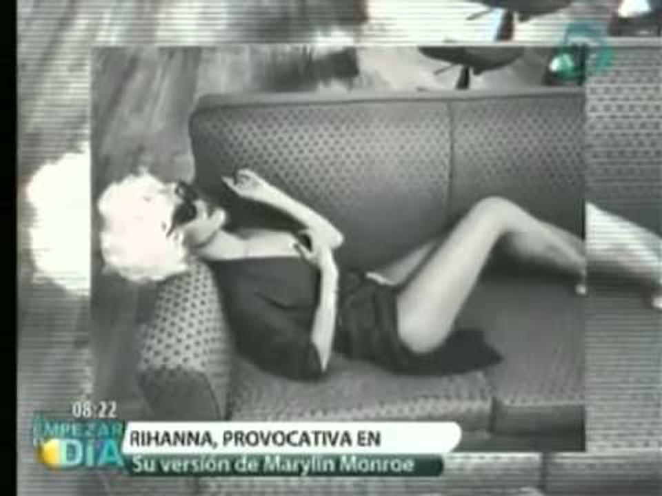 Rihanna y su provocativa versión de Marilyn Monroe/ Rihanna and her provocative version of Marilyn