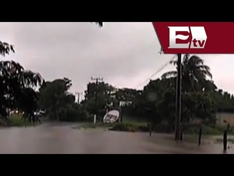 Fuertes lluvias afectan a 20 municipios de Veracruz/ Gloria Contreras