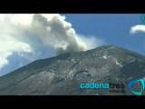 Popocatépetl mantiene exhalaciones; realizan simulacro de evacuación en Morelos