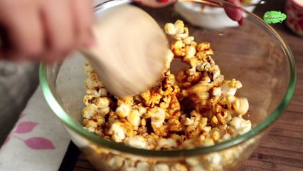 పాప్ కార్న్ | Popcorn Recipe In Telugu | How To Make Flavoured Popcorn 4 Ways At Home