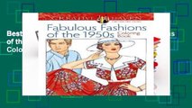 Best product  Creative Haven Fabulous Fashions of the 1950s Coloring Book (Creative Haven Coloring