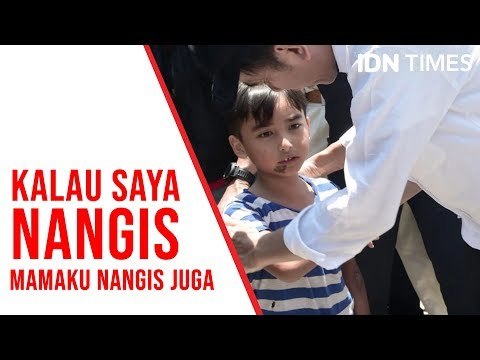 Cerita Haru Izrael Korban Gempa Palu Bertemu Presiden Jokowi