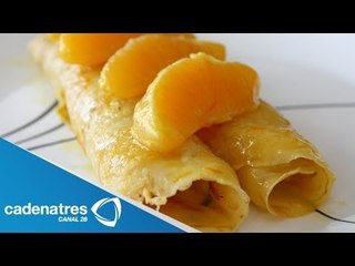 Receta para preparar crepe suzzete. Instituto Culinario Coronado / Giane Alfaro