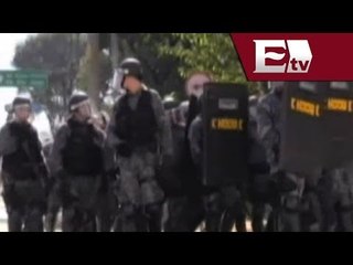 Siete heridos dejó las protestas contra el Mundial en San Paulo/ Global