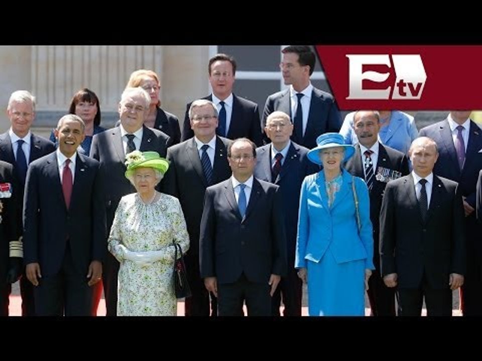 Líderes mundiales rinden tributo a los caídos en la batalla de Normandía/ Global