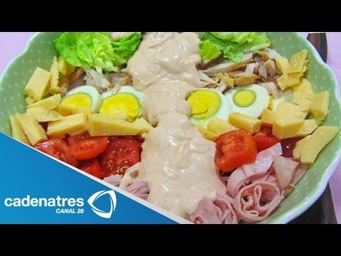 Receta para preparar ensalada del chef. Ensalada del chef / Ensalada de verduras