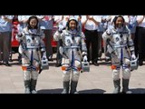 Tres astronautas chinos, listos para una misión de 15 días en el espacio