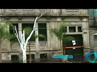 Cae domo en antro de Zona Rosa y lesiona a 4 personas