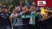 Capitalinos se reúnen en el Zócalo para ver el México vs Brasil; luego van al Ángel