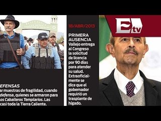 Fausto Vallejo deja la jefatura de gobierno de Michoacán / Vianey Esquinca