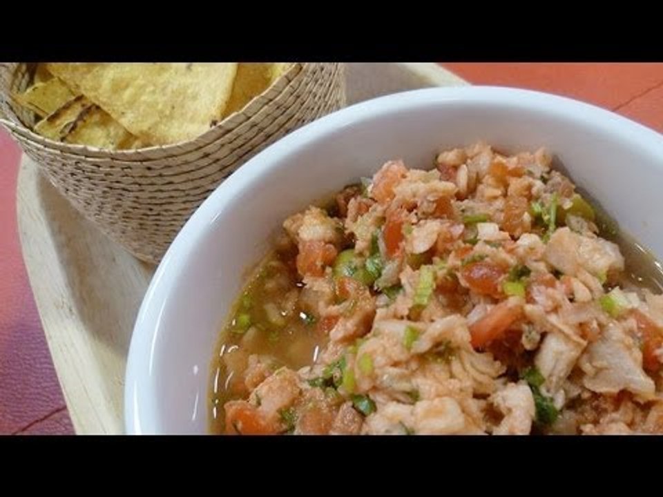 Receta para preparar ceviche de trucha. Receta de ceviche / Ceviche de trucha