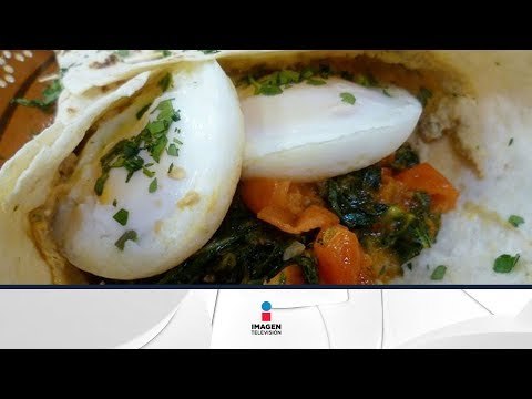 Receta para preparar envuelto de huevo con acelgas y garbanzos. Receta con huevo