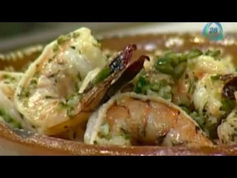 Receta para preparar camarones con mezcal. Camarones con mezcal / Recetas con mezcal