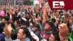 Cientos de capitalinos asisten al Zócalo para seguir el duelo contra Croacia/ Pascal
