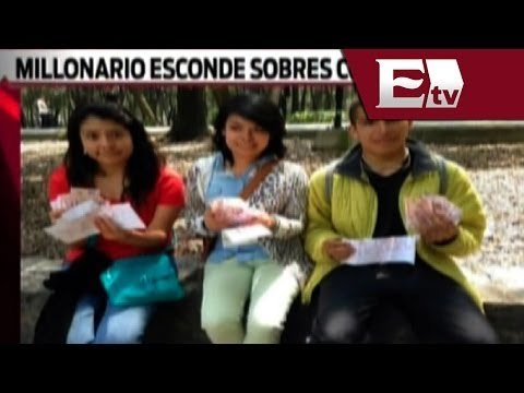Millonario esconde sobres con dinero en la Ciudad de México / Excélsior informa