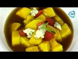 Receta para preparar Mangos Al-oporto con queso azul. Cocinando con el chef Gian Alfaro