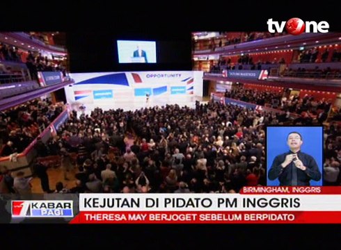 Kejutan Perdana Menteri Inggris Saat Pidato