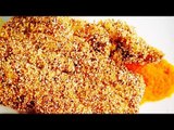 Filete de pescado en amaranto con salsa de zanahoria y habanero