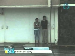 Tormenta tropical Barry provoca fuertes daños