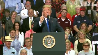 'I don't know': laughter as Trump mocks Ford's sexual assault testimony