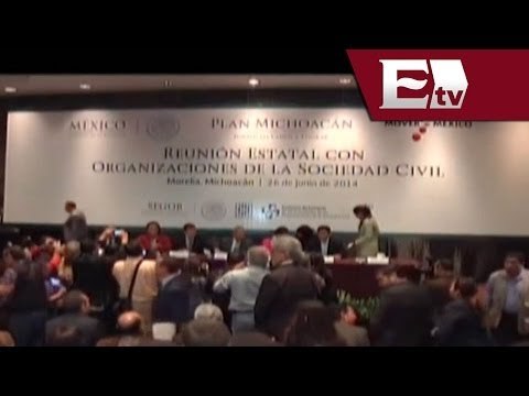 Gobierno federal apoyará a nuevo gobierno de Michoacán / Excélsior Informa